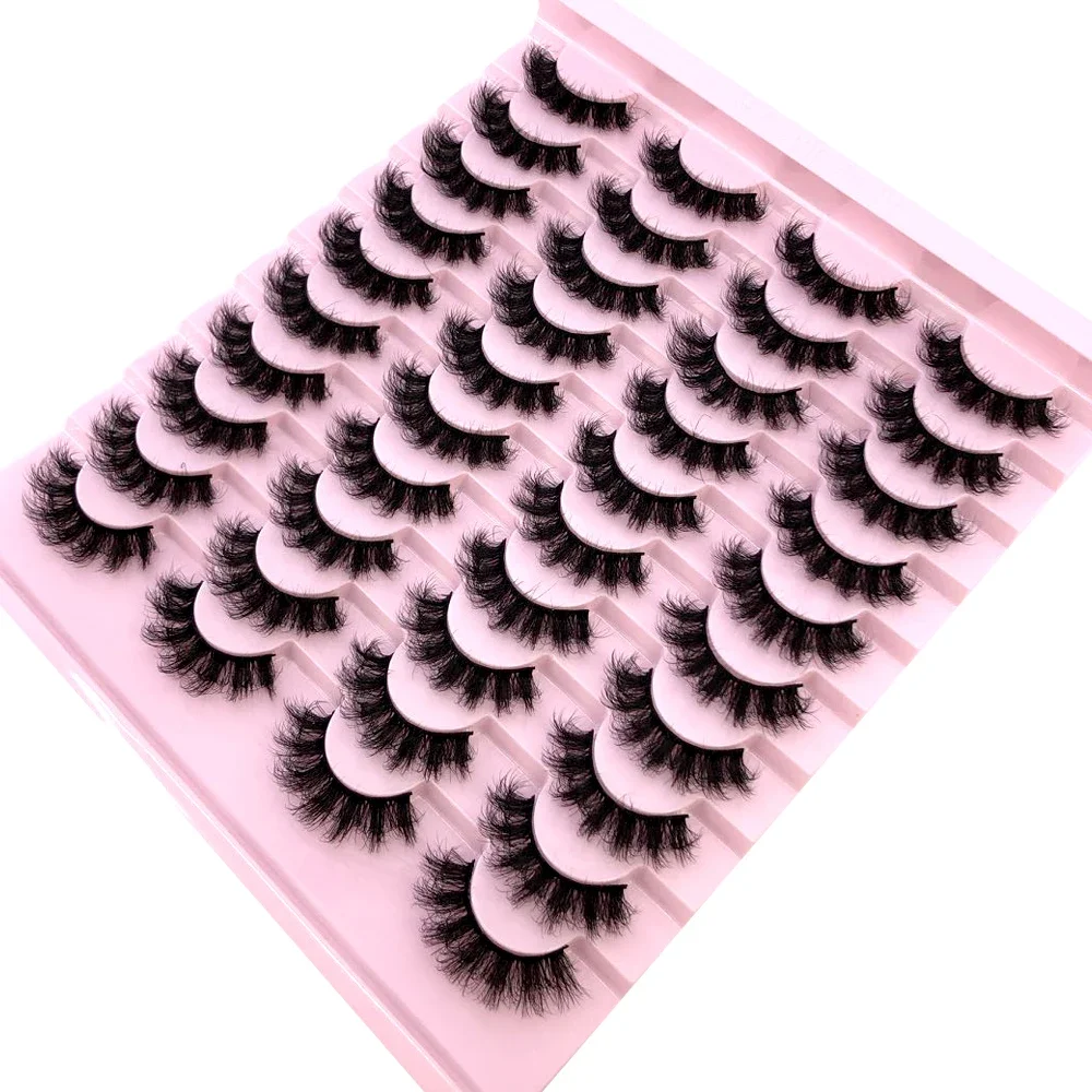 HBZGTLAD 20 çift doğal, kalın, - Eyelash Extension Human Hair incelemesi ve fiyatı